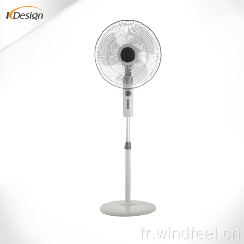 Ventilateur de stand sur commande de piédestal en plastique